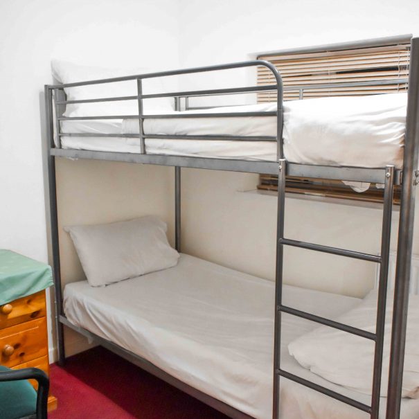 Bunk Bed in a Mixed Dormitory Room